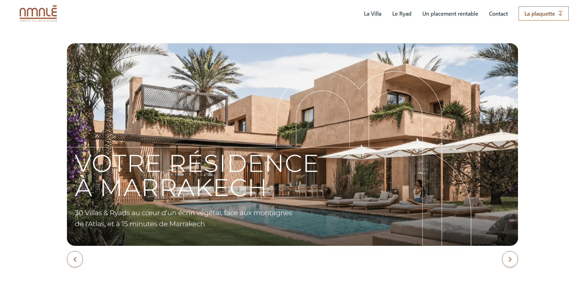 Amalé — Luxury villas website